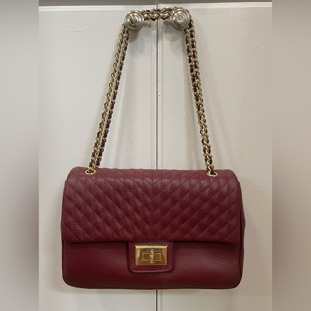 KARL LAGERFELD Agyness Large Shoulder Bag
